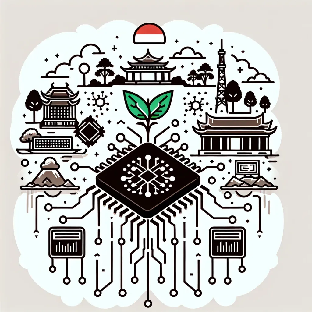 "Ilustrasi Edge Computing di Startup Teknologi Indonesia: Pertumbuhan Pesat dan Inovasi Digital"