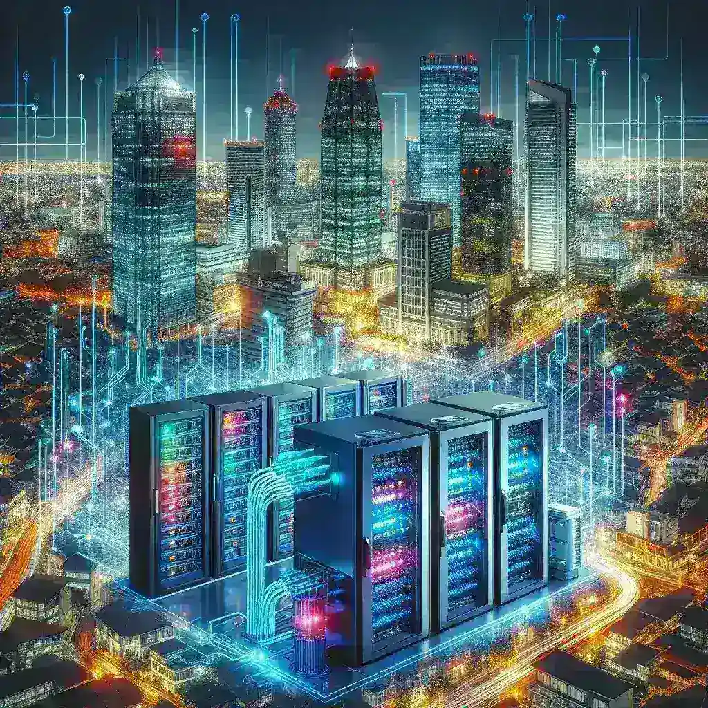 "Edge DC, penyedia data center lokal terbesar di Jakarta, menampilkan infrastruktur modern dengan jaringan canggih untuk mendukung kebutuhan digital perusahaan."
